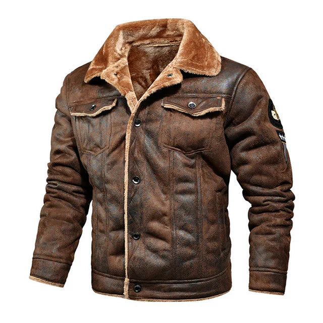 Messiah - Herren Winter Hero Lederjacke