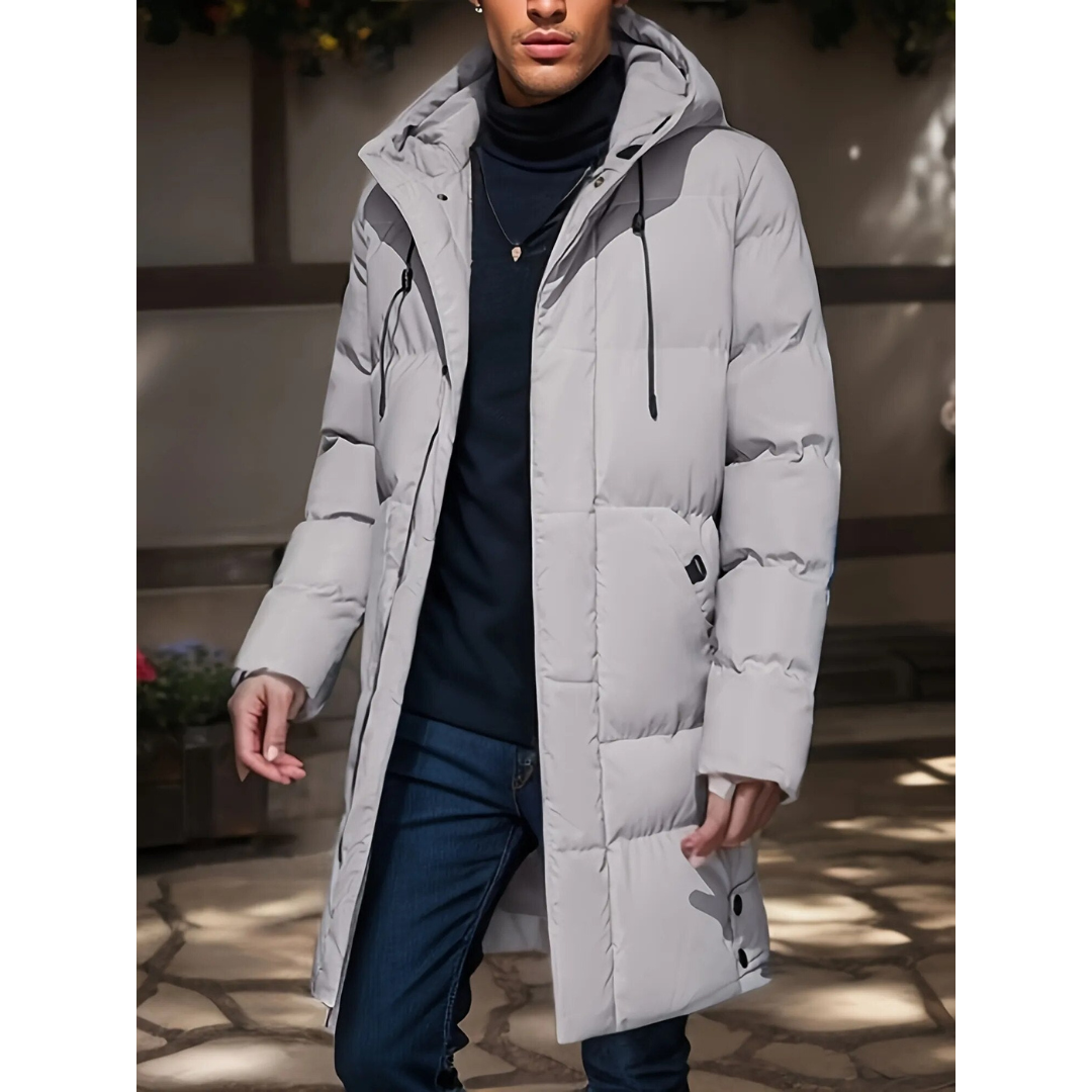 Booner | Herren Winter Kapuze Jacke | Lange