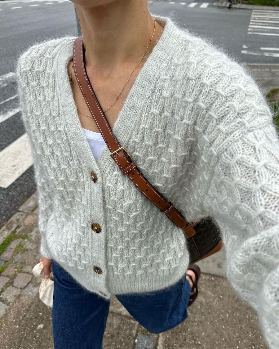 Eleganter V-Ausschnitt Pullover mit Knöpfen für kalte Tage