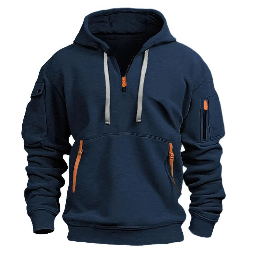 Zayne - Herren Pullover mit Kapuze aus Baumwolle