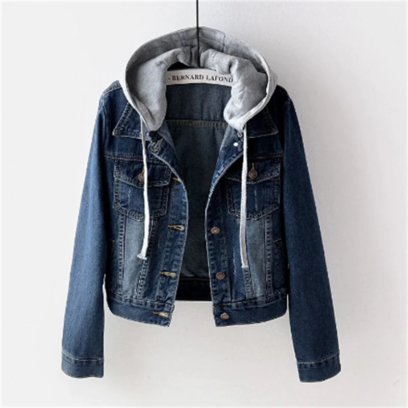 Ila - Denim-Jacke mit Kapuze