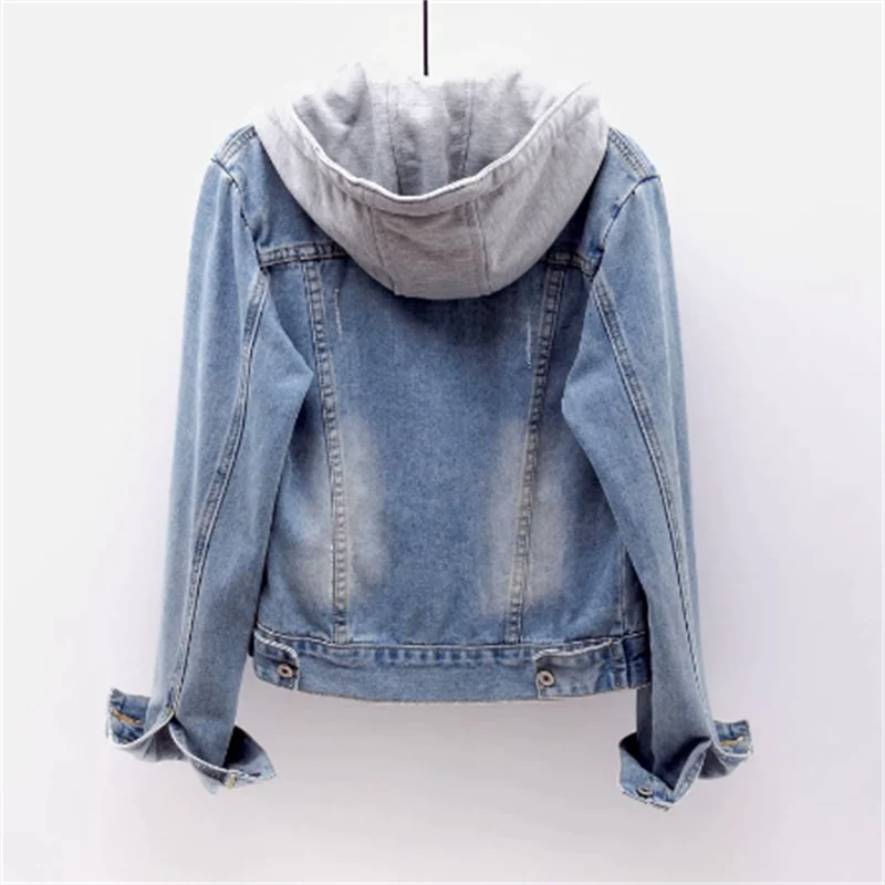 Ila - Denim-Jacke mit Kapuze