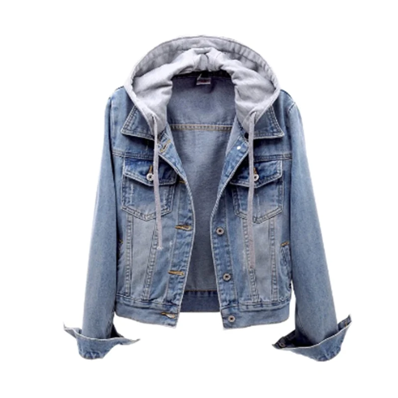 Ila - Denim-Jacke mit Kapuze