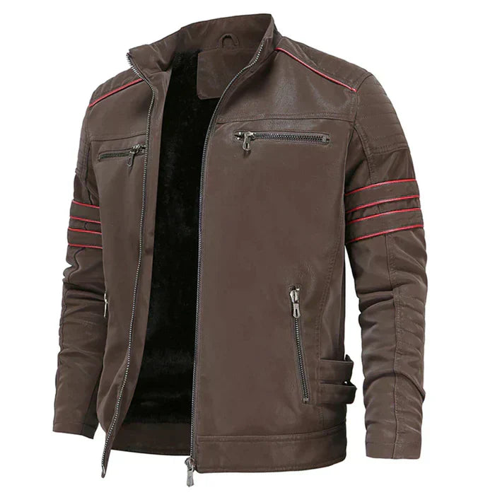 Willi - Motorrad Herren Lederjacke, robust und stylisch