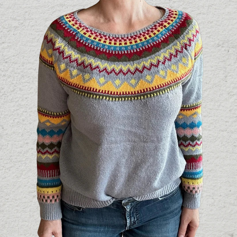 Emberlynn - Retro Herbst & Winter Pullover