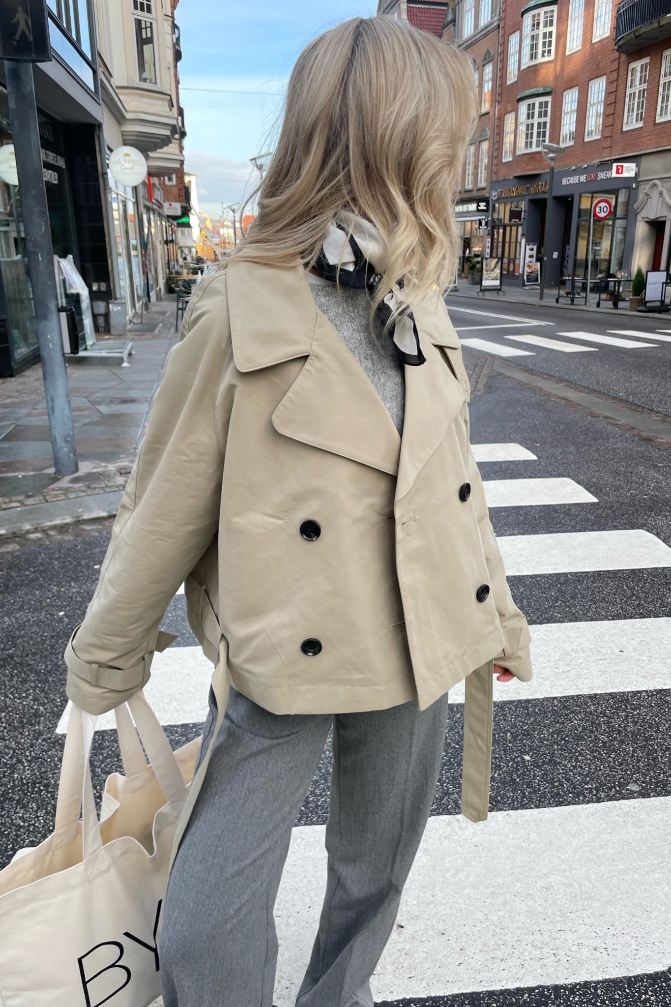 Damen-Trenchcoat in Beige für Frauen