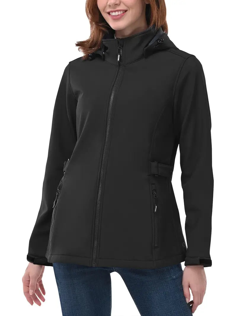 Liesel - Softshell-Jacke für Frauen - Winddichte, wasserabweisende und atmungsaktive Outdoor-Jacke