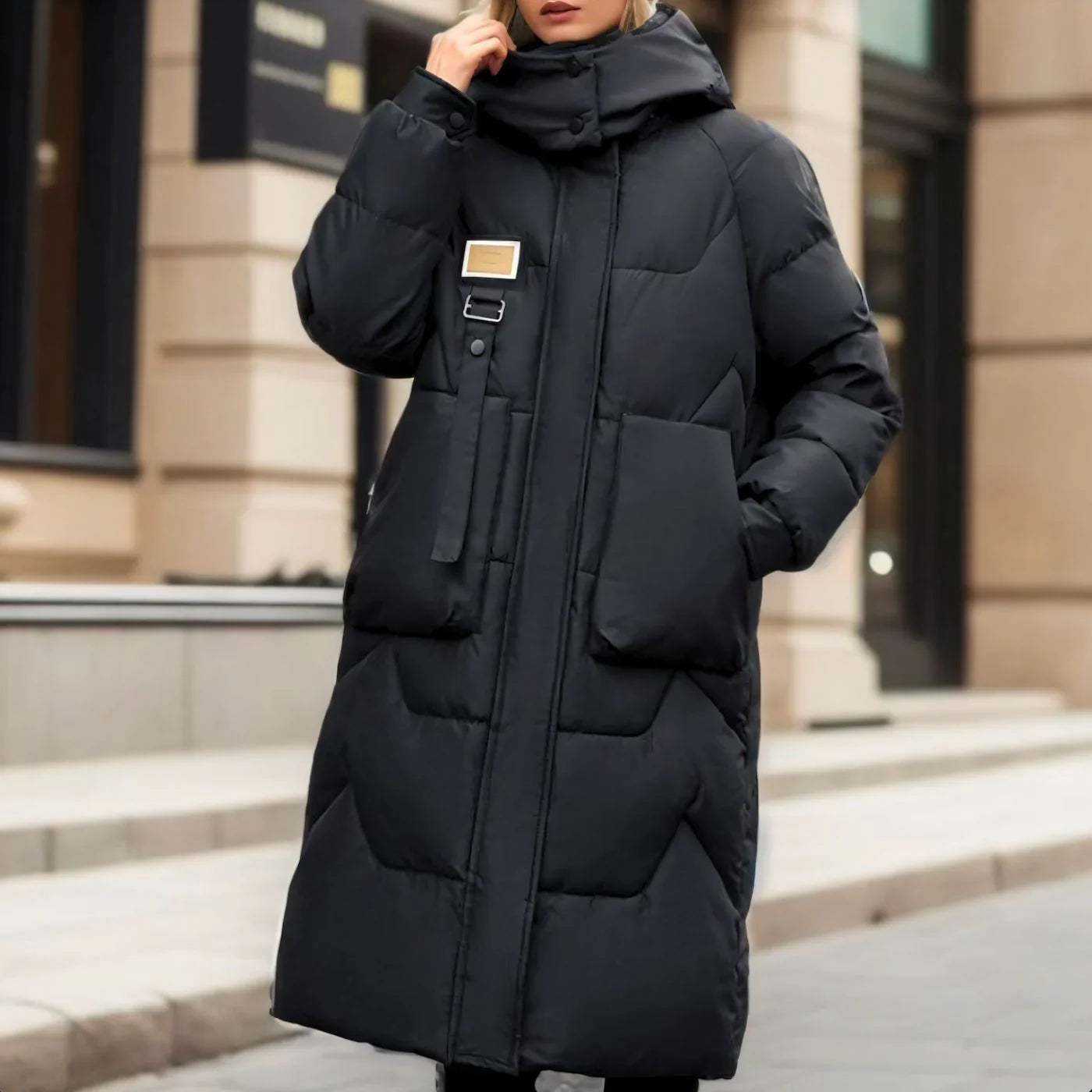 Axella - Lange Parka-Winterjacke für Damen