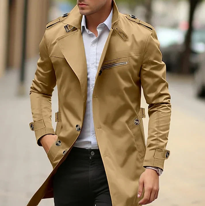 Raul - Eleganter Frühling-Trenchcoat für Herren