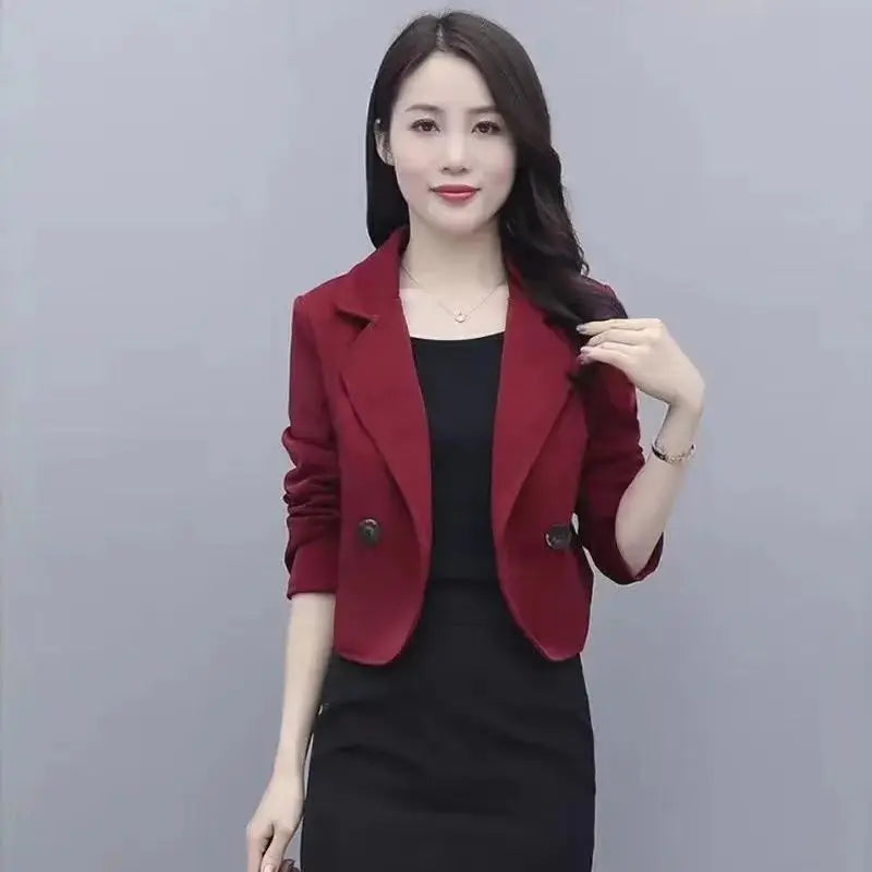 Darleen - Eleganter Damenblazer im koreanischen Stil mit doppelreihigem Design