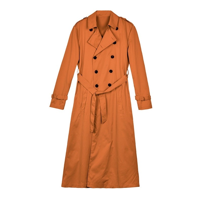 Langer Trenchcoat für Herren