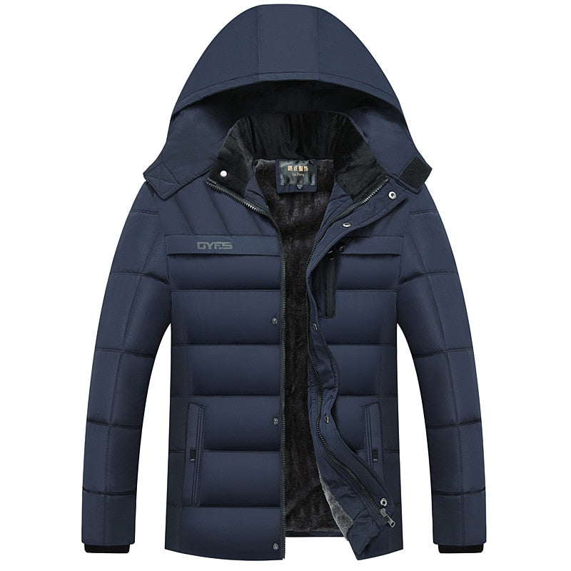 Herren Winterjacke mit Kapuze