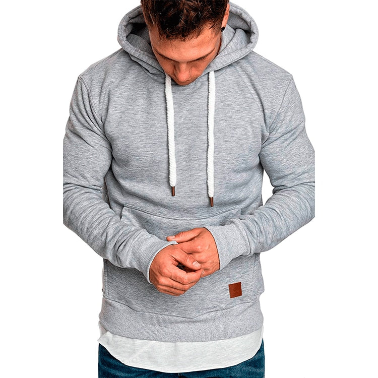 Nicht abnehmbarer Hoodie für Herren