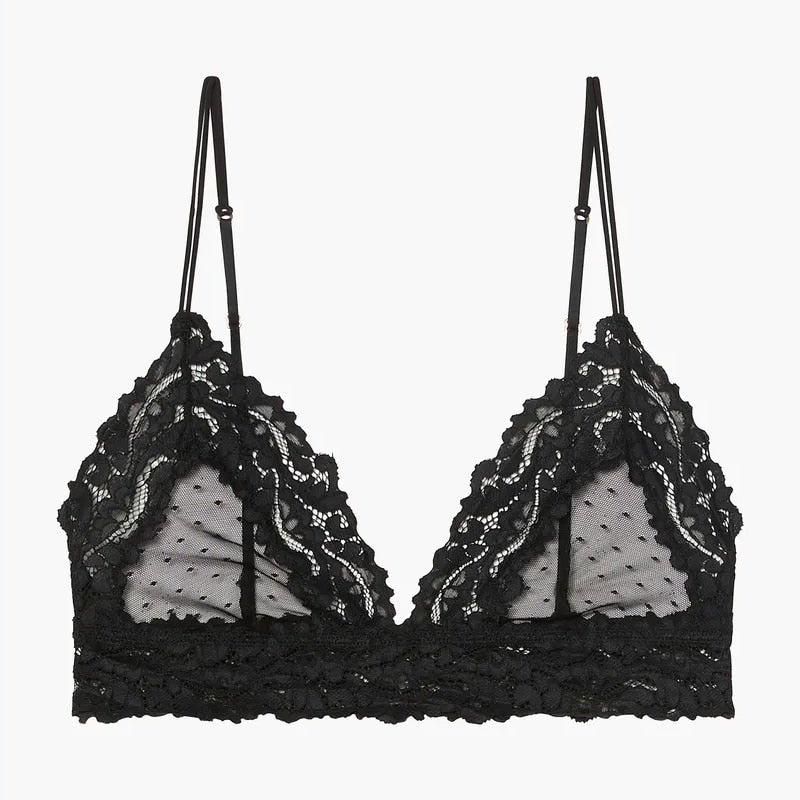 Bralette-BH aus Spitze mit dreieckigen Cups