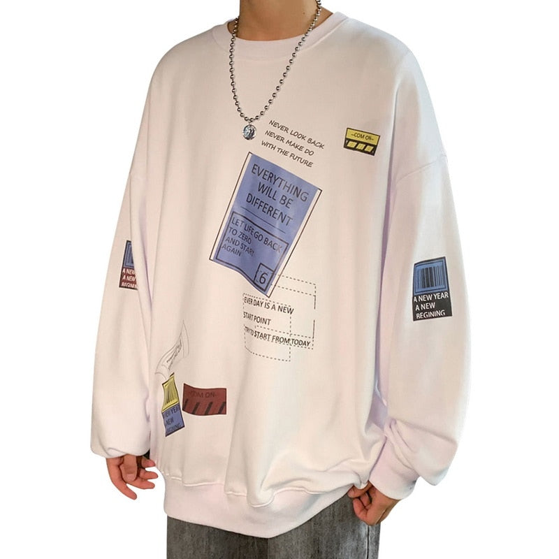 Herren-Sweatshirt mit Aufdruck