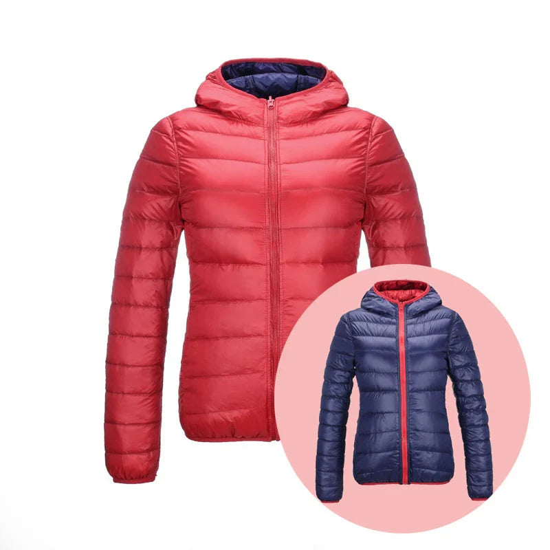 Emryn - Wendbare Ultra Light Daunenjacke