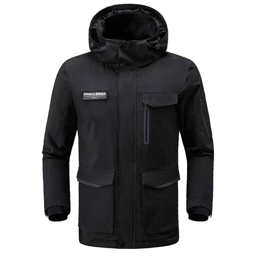 Regenjacke für Herren mit Taschen