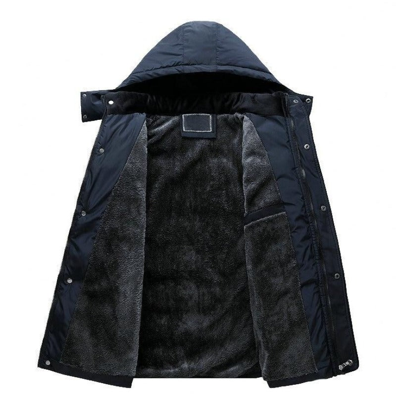 Herren Winterjacke mit Kapuze