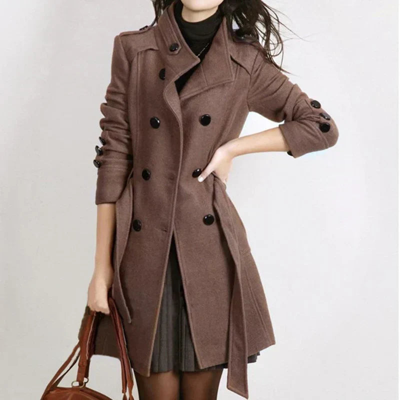 Marly - Eleganter Winter-Trenchcoat für Damen