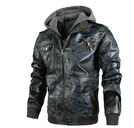 Sameon | Herren Jahrgang Bomber Jacke | Motorrad