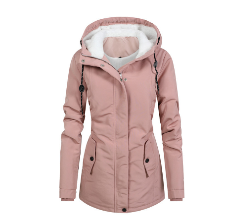 Floren | Damen Kapuze Winter Parka Jacke | Warme