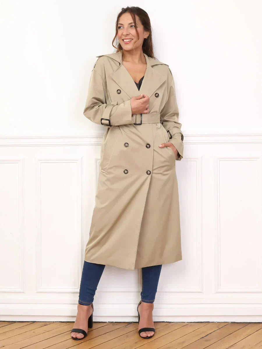 Robina - Modischer mittellanger Trenchcoat für Damen