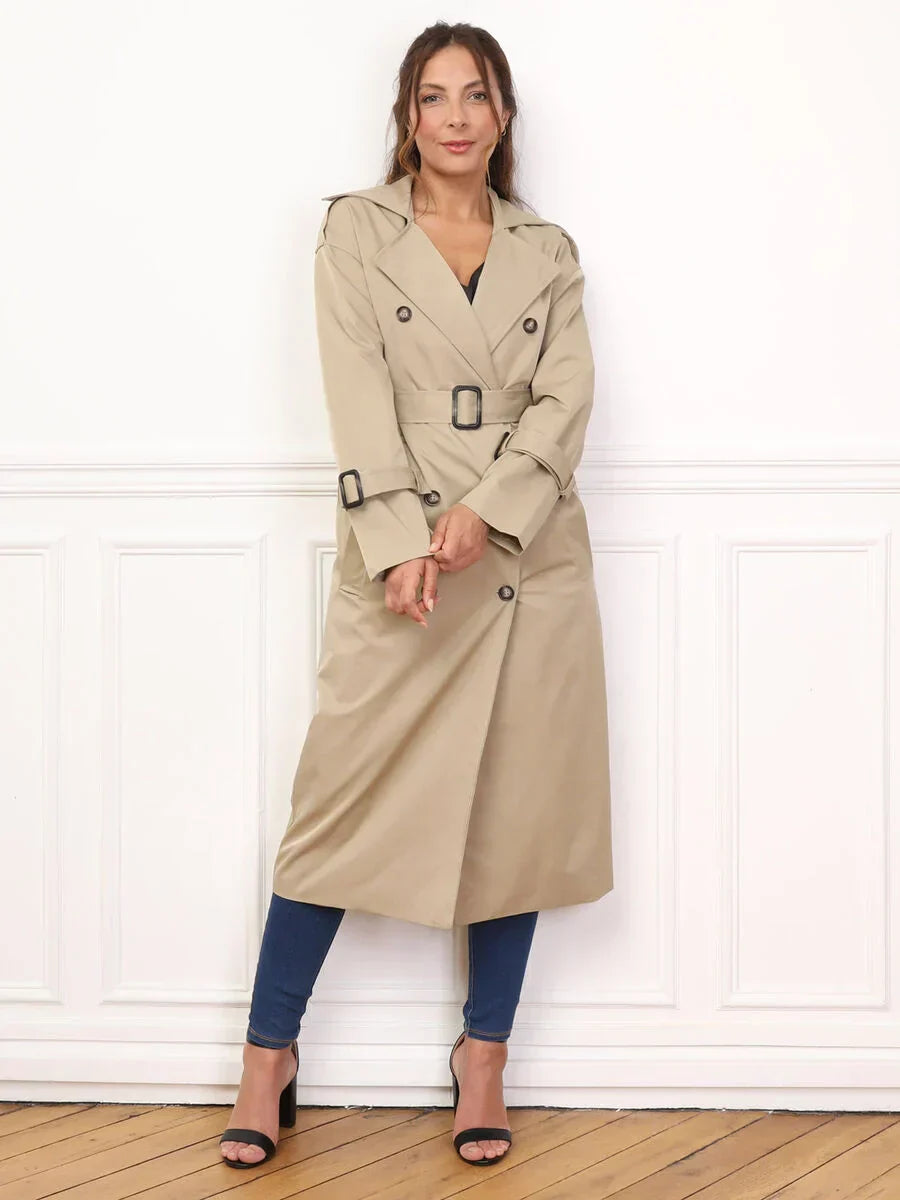 Robina - Modischer mittellanger Trenchcoat für Damen