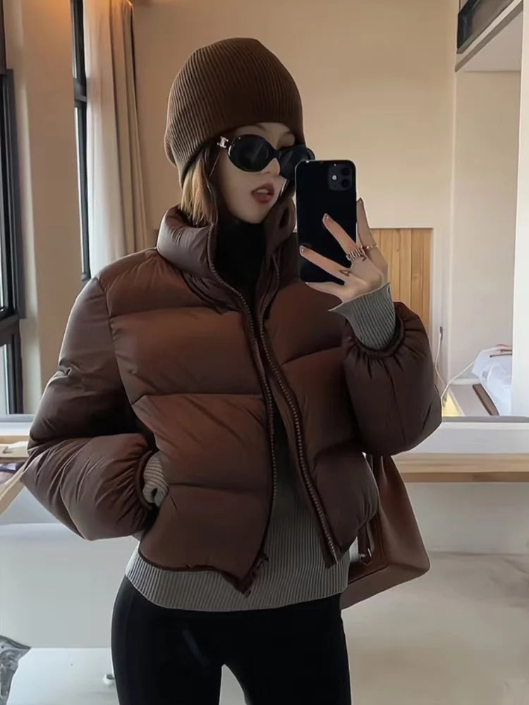 Kurze Puffer Winterjacke – Stylischer Schutz vor Kälte - Elif