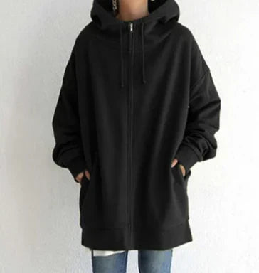 Ellah - Damen-Hoodie mit Reißverschluss für Herbst/Winter