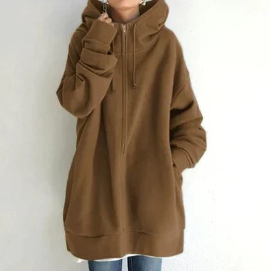 Ellah - Damen-Hoodie mit Reißverschluss für Herbst/Winter