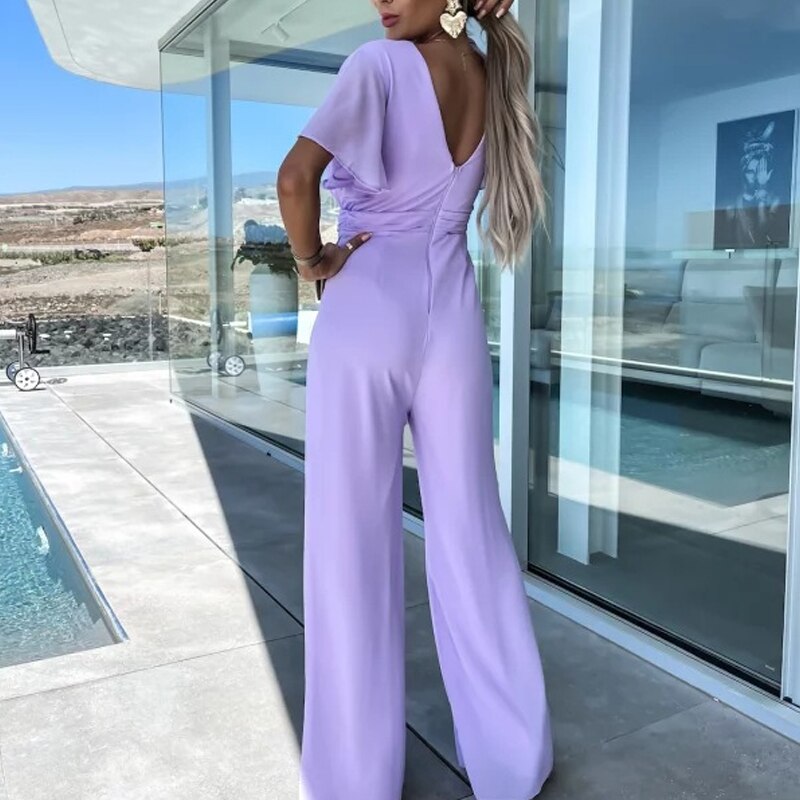 Zorine - Eleganter Jumpsuit mit weitem Bein