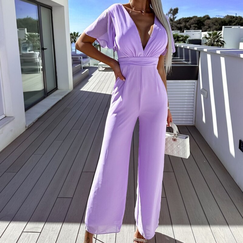 Zorine - Eleganter Jumpsuit mit weitem Bein