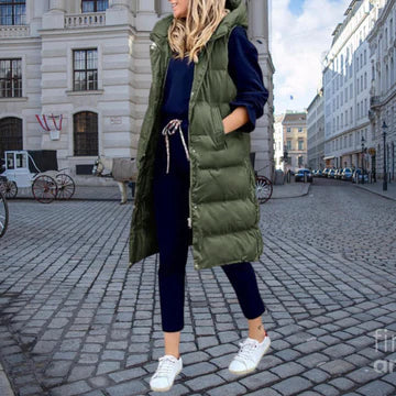 Warme Baumwolljacke mit Fellkragen – Stilvoll durch den Winter