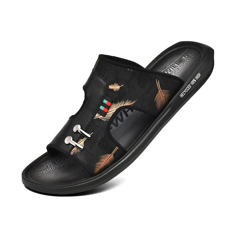 Ace - Sandalen aus Mikrofaser-Leder