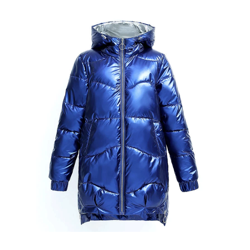 Glänzende Winterjacke für Damen