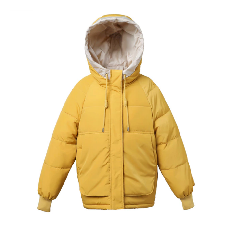 Damen Winterjacke mit Ziernähten