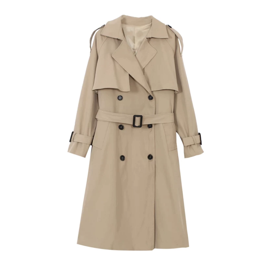 Langer Trenchcoat für Damen