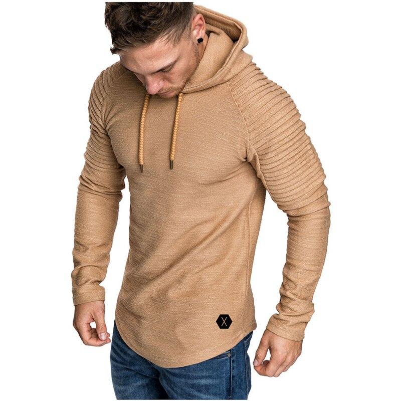 Herren-Kapuzenpullover mit Rüschen