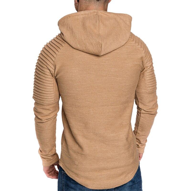 Herren-Kapuzenpullover mit Rüschen