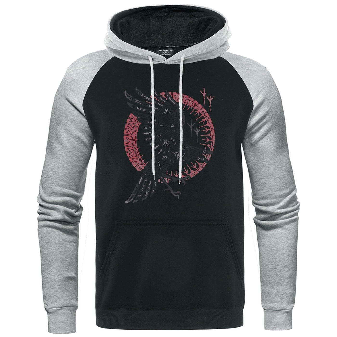 Herren-Hoodie mit Vogelmotiv