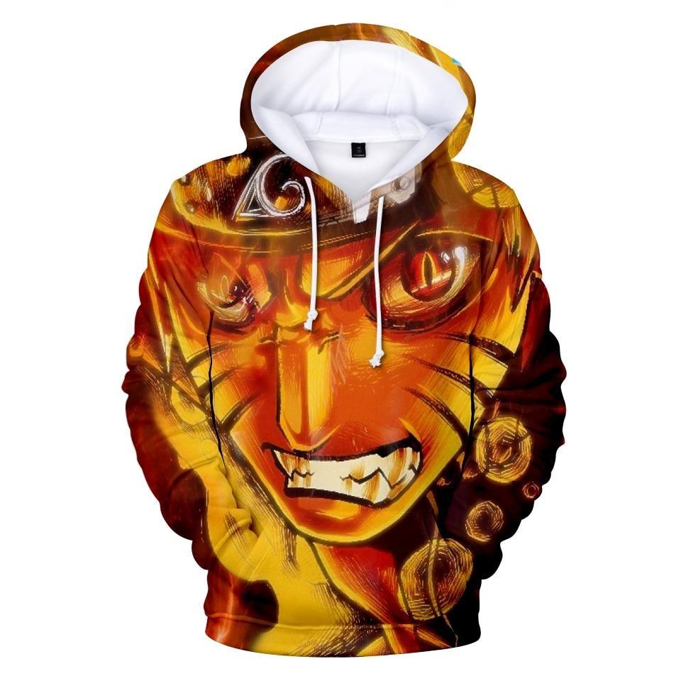 Kapuzen-Sweatshirt für Herren mit Anime-Print