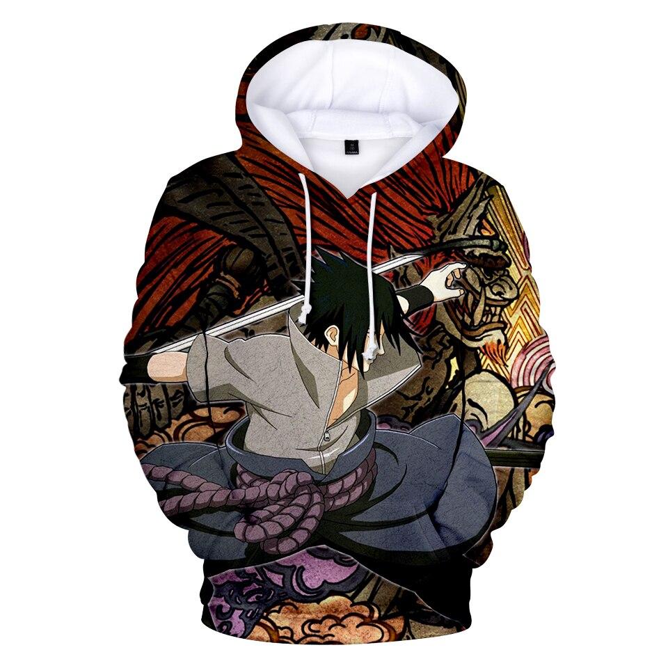 Kapuzen-Sweatshirt für Herren mit Anime-Print