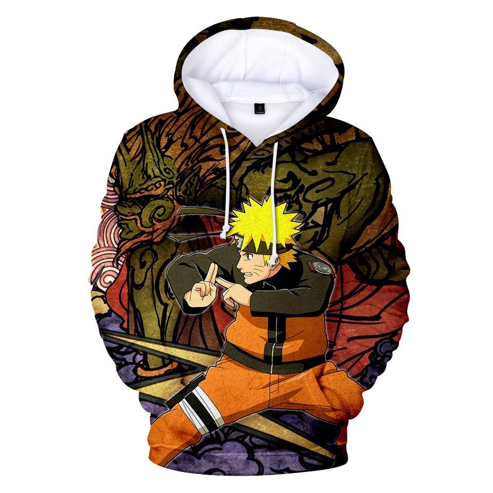 Kapuzen-Sweatshirt für Herren mit Anime-Print