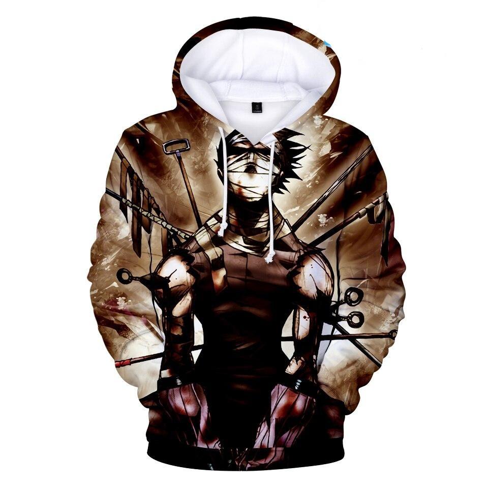 Kapuzen-Sweatshirt für Herren mit Anime-Print