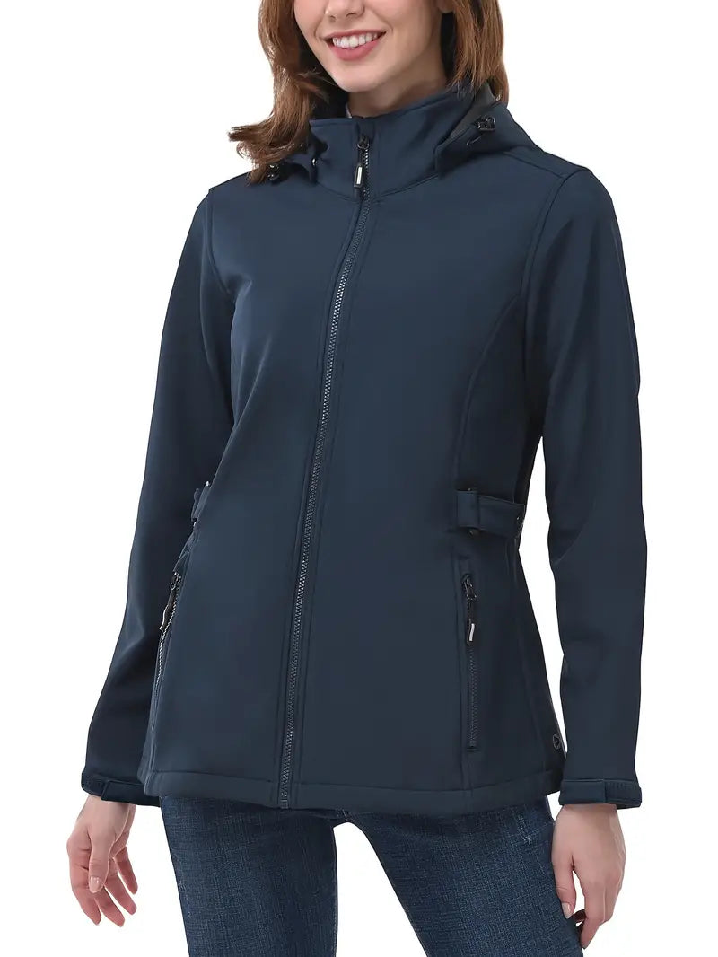 Liesel - Softshell-Jacke für Frauen - Winddichte, wasserabweisende und atmungsaktive Outdoor-Jacke