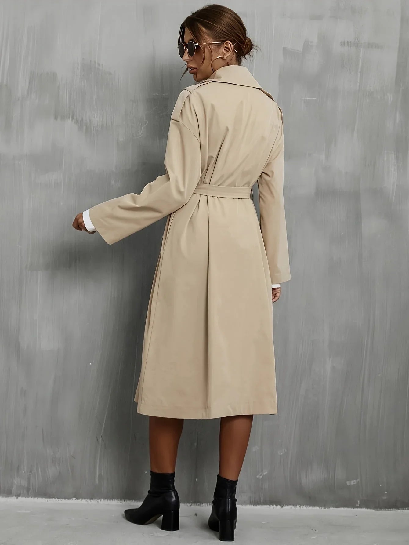 Daine - Lässiger langer Winter-Trenchcoat für Damen