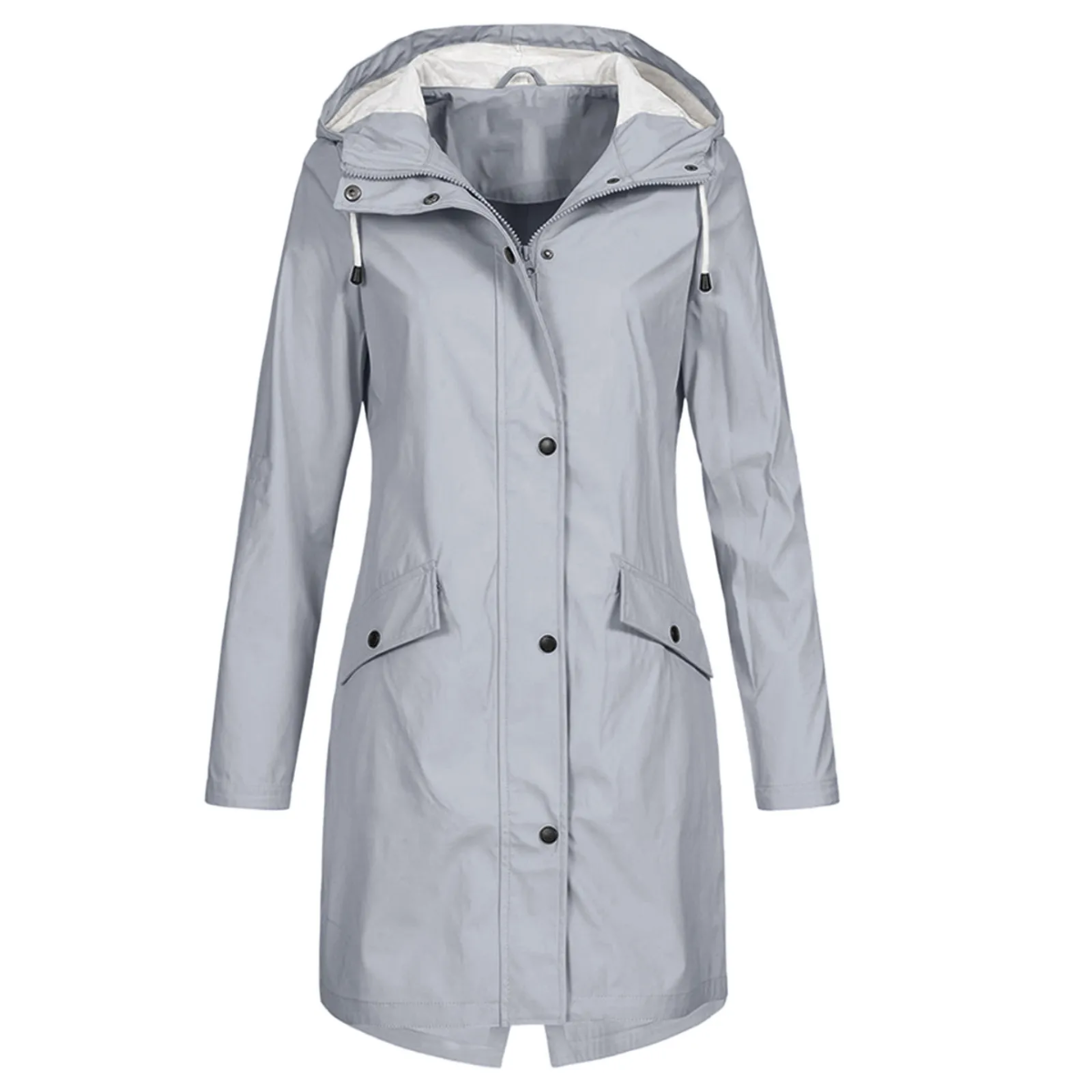 Layla | Damen Lange Regenjacke | Wasserdichte