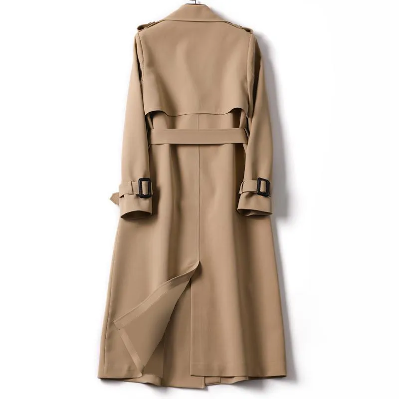 Vanessa | Damen Lange Trenchcoat | Mantel