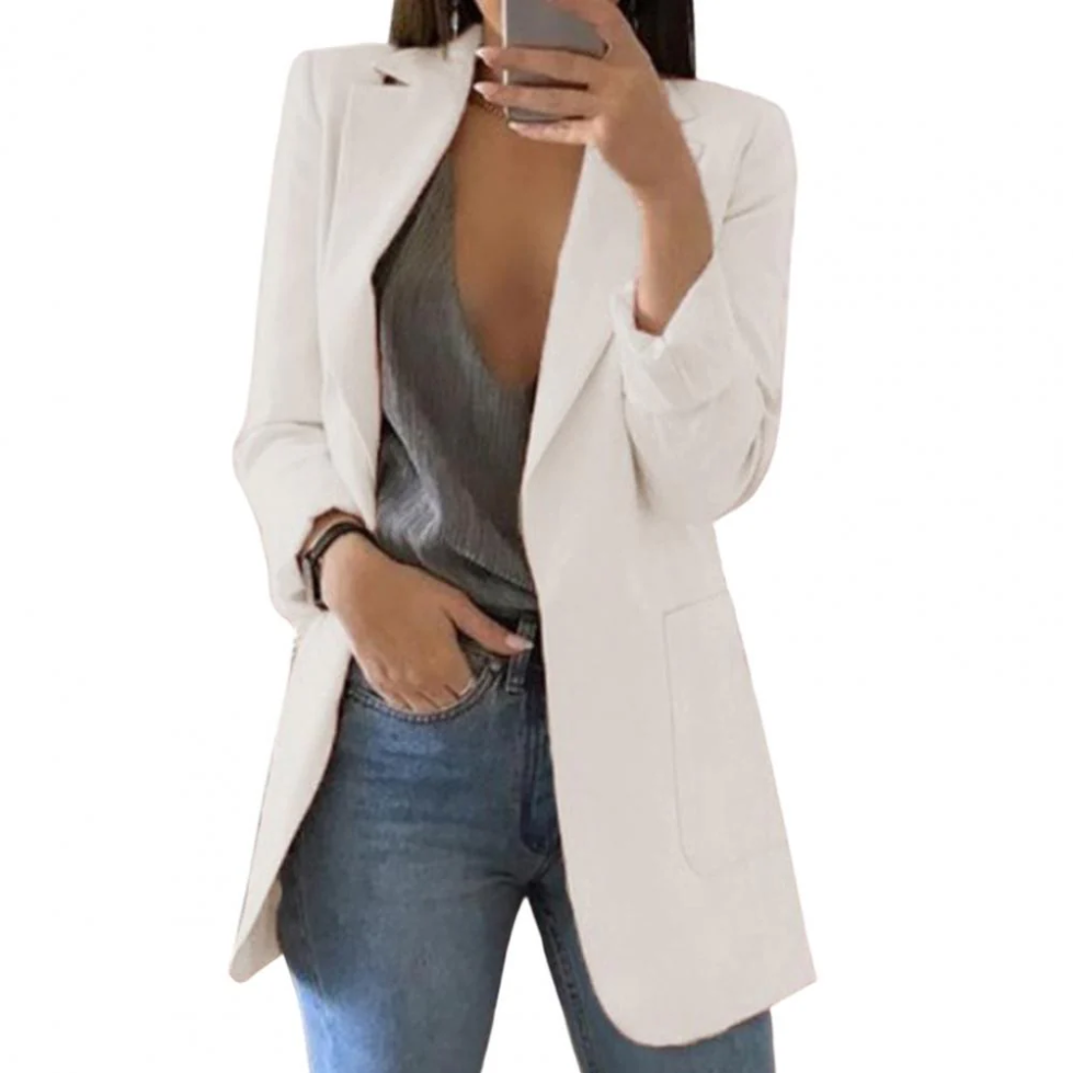 Frieda | Damen Lange Blazer | Moderne Mantel