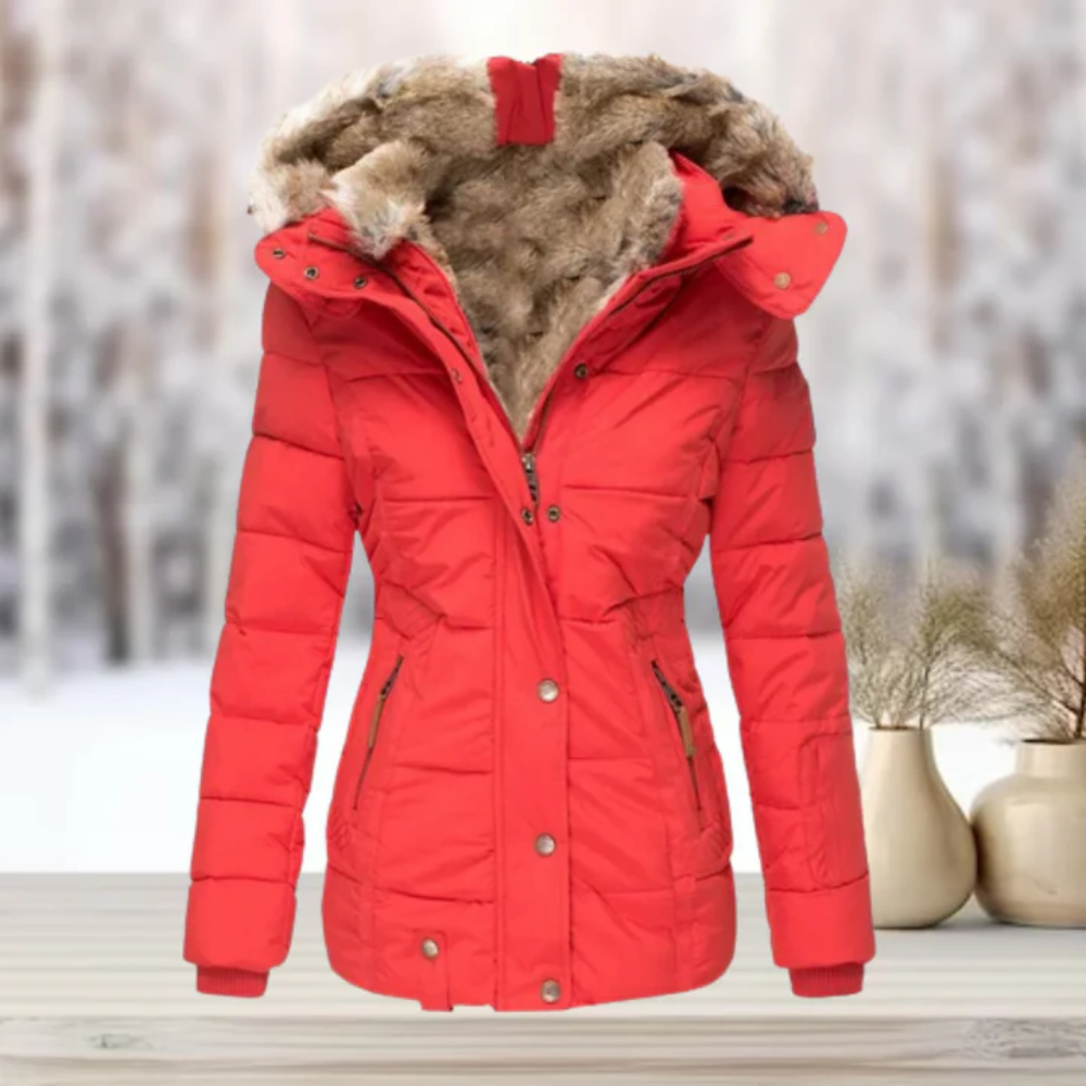 Zita | Damen Warme Winterjacke | Lange Mantel